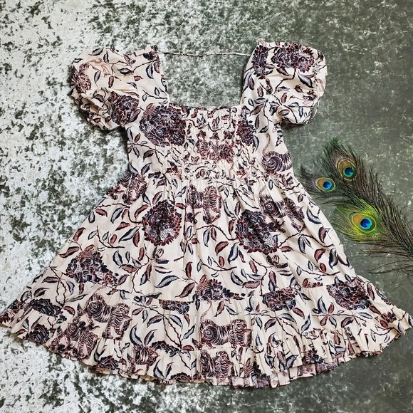 House of Harlow 1960 Floral Ozzie Mini Dress - Picture 1 of 9
